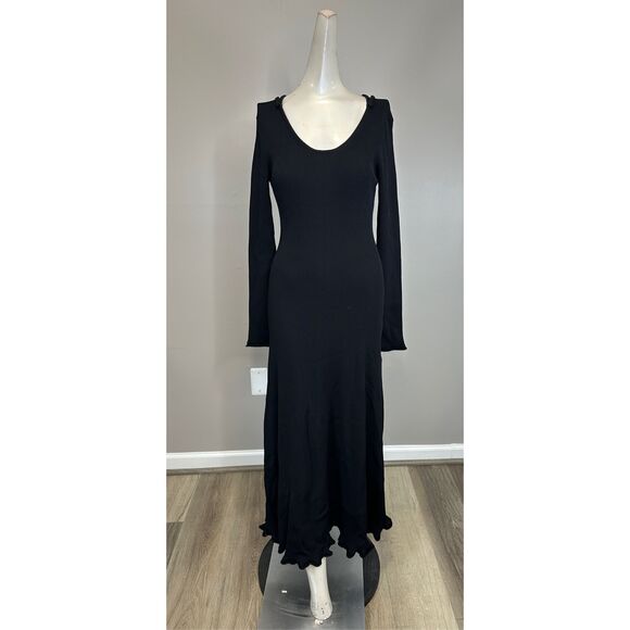 NWT Proenza Schouler Elie Knit Dress in Viscose Rib Size Medium $650 - Picture 5 of 12